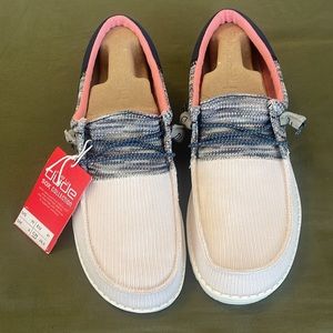 Hey Dude Sneakers - Wendy Sox - in funky navy, size 10